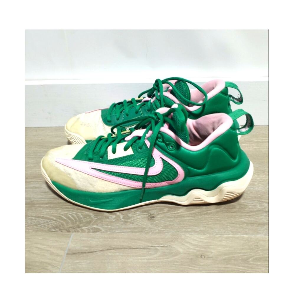Nike Giannis Immortality 3 "5 The Hard Way" Basketball Shoes Size 9 Green Kobe